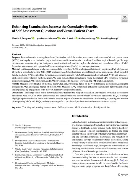 the financial impact of a clinical academic practice test|Enhancing Examination Success: the Cumulative Benefits of Self .